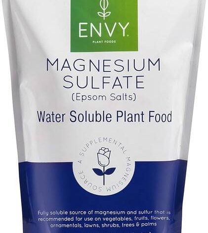 Sulfato de magnesio para rosas