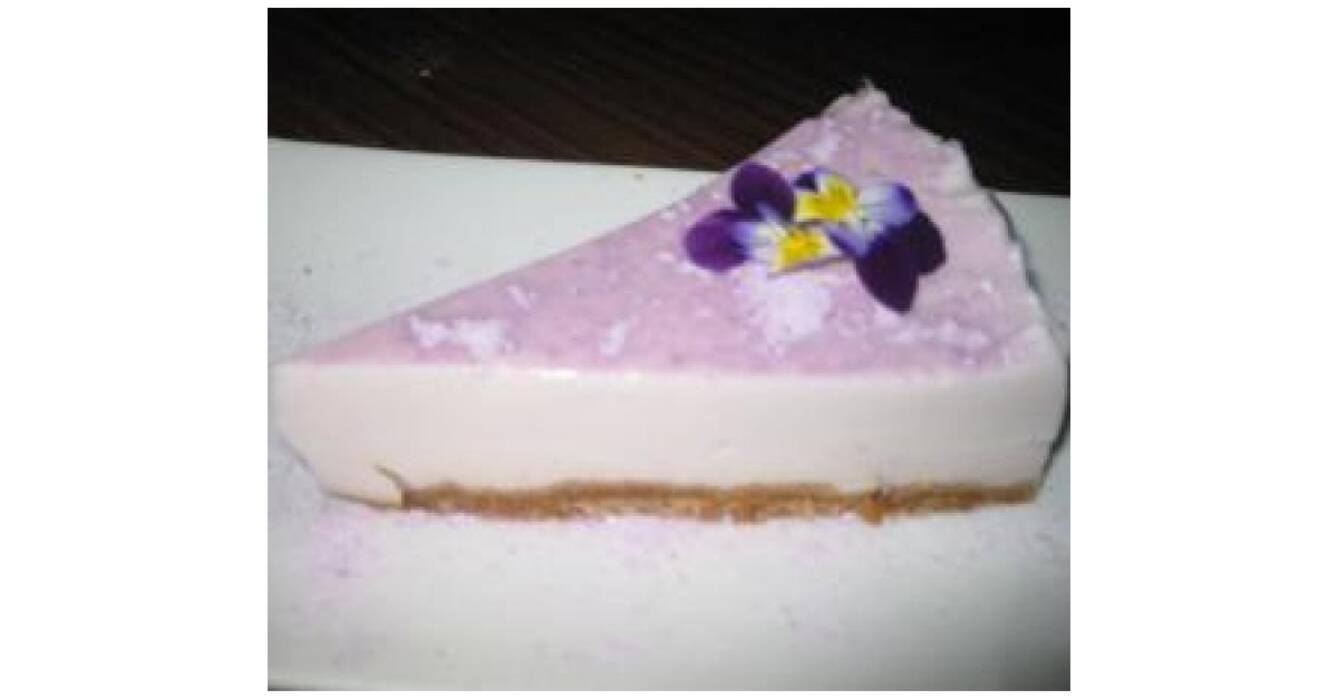 Postre de violeta